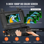 Load image into Gallery viewer, Amocart Sewer Camera 30m/50m/70m Drain Pipe Inspection Camera with 512Hz Transmitter 9" Screen 1080P HD Snake Plumbing Camera
