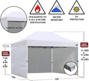 Load image into Gallery viewer, 10x15 Pop Up Canopy Tent, Commercial Gazebo with 4 Walls, UV &amp; Water Resistant, Heavy Duty Outdoor Shelter
