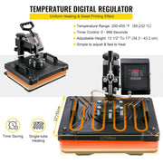 Bild in Galerie-Viewer laden, Amocart 5 6 8 in 1 Heat Press Machine T shirt Heat Transfer Printer Muntifunctional Sublimation For Mug/Latte Mug/Plate/Bottle
