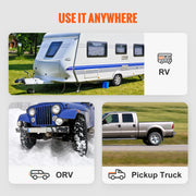 Charger l'image dans la visionneuse de galerie, Amocart 5500 lbs Tow Bar with Chains Powder-Coating Bumper-Mounted Towing Coupler Fits 2in Ball Hitch for RV Car Trailer Truck
