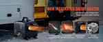 Amocart 8KW Diesel Heater 12V/24V All in One Diesel Air Heater with Bluetooth and CO Alarm Portable Diesel Heater for Vehicle