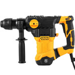 Amocart 1500W Rotary Hammer Drill Max Drilling 32mm 4 Modes Plus Corded Demolition Chipping Metal Concrete Breaker Jackhammer