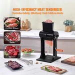 Amocart Commercial Meat Tenderizer Heavy Duty Stainless Steel Meat Tenderizer Machine Quick and Easy Manual Operation Kitchen
