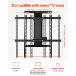 Amocart Motorized TV Wall Mount for 32 to 55/65/70 Inch Adjustable TV Mount Bracket w/ Max VESA 24 x 16/24 in Up to 88-132 lbs