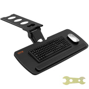 Bild in Galerie-Viewer laden, Amocart Keyboard Tray under Desk Adjustable Height &amp; Angle Keyboard Tray Slide out &amp; Holder for Typing in Home and Office Work
