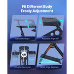 SucceBuy Racing Wheel Stand Adjustable Simulator Stand for Thrustmaster T300RS TX F458 T500RS T3PA-PRO(F1/GT) Gaming Cockpit