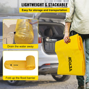 Bild in Galerie-Viewer laden, Amocart Flood Barrier Reusable PVC Water Soft Folding Diversion Tubes Bags Lightweight Hydro Excellent Waterproof Flood Barrier

