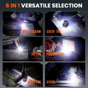 Load image into Gallery viewer, HITBOX TIG COLD Welding Machine 6IN1 MMA/HF/pulse Multifunctional TIG Welding Automatic Semi-automatic TIG Welder 220V TIG200Pro
