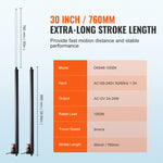 Amocart 2PCS 12V Linear Actuator 1000N 30inch Electric Linear Motor Controller IP54 Protection for Home TV Table Sofa Lifting