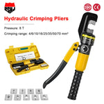 6-120mm² Hydraulic Crimping Pliers YQK-120 Pressure 8T Home Hydraulic Tools Hydraulic Pliers DIY Cable Terminal Crimping Pliers