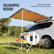 Bild in Galerie-Viewer laden, Amocart Vehicle Awning  Retractable Car Side Awning Car Awning with Waterproof Storage Bag  Suitable for Truck SUV Van Campers
