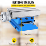 Amocart Milling Working Table 7.3 X 4 Inch Worktable Compound Slide Table for All Drill Stands Bench Drilling Milling Machine