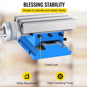 Bild in Galerie-Viewer laden, Amocart Milling Working Table 7.3 X 4 Inch Worktable Compound Slide Table for All Drill Stands Bench Drilling Milling Machine
