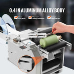 Amocart Semi-Automatic Round Bottle Labeling Machine 20-50pcs/min Electric Label Applicator for Bottles Diameter 0.78-4.72in
