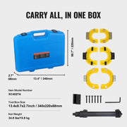 Load image into Gallery viewer, Amocart Strut Spring Compressor Macpherson Strut Spring Compressor Kit Interchangeable Fork Strut Coil Extractoror Remover Tool
