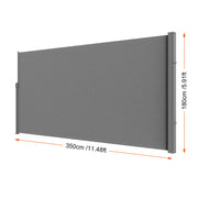 Bild in Galerie-Viewer laden, Amocart Retractable Side Awning Outdoor Privacy Polyester Water-proof Retractable Patio Screen UV 30+ Room Divider Wind Screen
