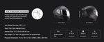 Amocart Full Face Motorcycle Helmet Smart Street ABS & High Density Helmet with Bluetooth Slot & Interchangeable Len, for Adult