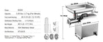Amocart Electric Meat Grinder Food Processors Sausage Maker Filler Mincer Stuffer Stainless Steel with 2 Blades for Kitchen