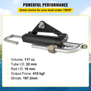 Bild in Galerie-Viewer laden, Amocart Hydraulic Steering Cylinder 150HP HC4645H Front Mount Hydraulic Outboard Marine Steering Cylinder Fit for Boat Steering
