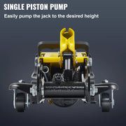Charger l'image dans la visionneuse de galerie, Amocart 2.5T Floor Hydraulic Jack Pneumatic Low Profile Floor Jack Heavy-Duty Steel Racing Floor Jack with Piston Lift Pump
