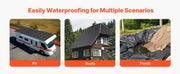 Bild in Galerie-Viewer laden, Amocart Roll Rubber Roofing, Weather Resistant Flexible Roof Material for Long Lifespan
