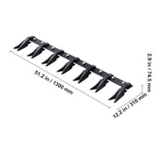 Charger l'image dans la visionneuse de galerie, Amocart Bucket Tooth Bar Heavy Duty Tractor Bucket Teeth Bar for Sub-Compact Tractor Loader 4560 lbs Load-Bearing Capacity
