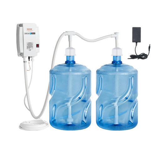 Amocart 2x5Gal Bottled Water Dispenser Pump System Dispensing System Auto Electric Water Dispenser Double-Pipe Water Jug Pump