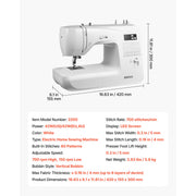 Charger l'image dans la visionneuse de galerie, Amocart Computerized Sewing Machine 18/60/200 Stitch Applications LED Screen Foot Pedal and LED Light Heavy-Duty Metal Frame
