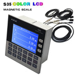 3 Axis LCD DRO Magnetic Linear Displacement Scale Sensor for CNC Machine Tooling Metal Digital Display Measuring Device