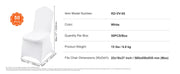 Charger l'image dans la visionneuse de galerie, Amocart 12/30/50/100Pcs Wedding Chair Cover Spandex Stretch Slipcover for Restaurant Banquet Dining Party White Chair Cover
