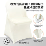 Bild in Galerie-Viewer laden, Amocart 30/50pcs Spandex Wedding Chair Seat Cover Washable Protective Slipcovers for Wedding Banquet Universal Chair Cover
