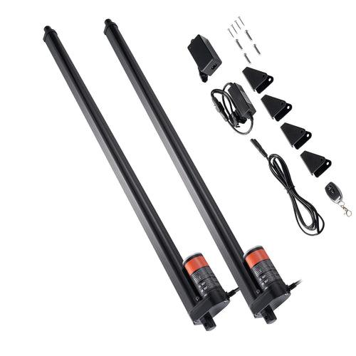 Amocart 2PCS 12V Linear Actuator 1000N 30inch Electric Linear Motor Controller IP54 Protection for Home TV Table Sofa Lifting