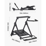 SucceBuy Racing Wheel Stand Adjustable Simulator Stand for Thrustmaster T300RS TX F458 T500RS T3PA-PRO(F1/GT) Gaming Cockpit