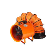Load image into Gallery viewer, Amocart 8 inch Exhaust Fan Industrial Ventilation Fan with 10M/5M PVC Duct Hose 145W Portable Extractor Blower for Warehouse Home
