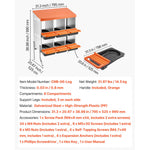 SucceBuy Chicken Nesting Boxes Metal Egg Laying Boxes with Protective Collection Lids Roll Out Nesting Box Easy Assemble for Hen