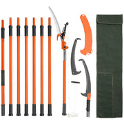 Bild in Galerie-Viewer laden, Amocart Manual Pole Saw Extendable Tree Pruner Sharp Steel Blade for Branches Trimming with Lightweight Aluminum Alloy Handle
