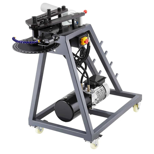 SucceBuy Electric Tube Bending Machine 750W Electric Tubing Bender w/ 6L Hydraulic Cylinder w/ 3 Dies for 1