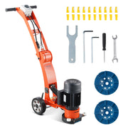 Charger l'image dans la visionneuse de galerie, Amocart Electric Concrete Floor Grinder 7inch Walk-Behind 1.7HP Concrete Floor Polisher 1300W 1720RPM for Granite Marble Stones
