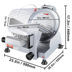 SucceBuy Electric Meat Slicer Adjustable Thickness 200W/240W/320W/340W Commercial & Home Use Food Cutter for Cheese & Meat