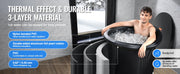 Bild in Galerie-Viewer laden, Amocart Ice Bath Tub Cold Water Therapy Plunge Tub for Athletes Portable Outdoor Ice Barrel Plunge Pool Inflatable Ice Bathtub
