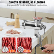 Bild in Galerie-Viewer laden, Amocart Manual Meat Grinder 304 Stainless Steel Hand Meat Grinder with Steel Table Clamp Meat Mincer Sausage Maker
