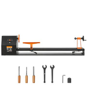 Charger l'image dans la visionneuse de galerie, Amocart Benchtop Wood Lathe 10in x 18in / 14in x 40in US-120V Power Wood Turning Lathe Machine Variable Speeds for Woodworking
