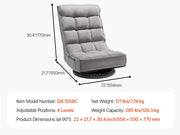 Charger l'image dans la visionneuse de galerie, Amocart Floor Chair Recycled Foam Folding Sofa Chair Multifunctional Floor Chair with Back Support Ideal for Sleeping Reading
