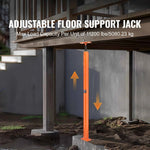 Amocart House Floor Jack Adjustable Support Beam Basement Jack Post Pole for Leveling Lift Steel Telescoping Jack Support