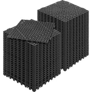Charger l'image dans la visionneuse de galerie, Amocart Interlocking Tile 12/50/55PCS 12"x12" Splicing Soft PVC Drainage Floor Tiles Non-Slip Drainage Holes for Bathroom Pool
