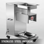 OYLP Amocart 500Kg/H Electric Meat Slicer Cutter 750W Commercial 3mm Stainless Steel Blades Certified 4-Year Warranty Machine