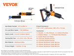 Amocart Pipe Tube Polisher Sander 1000W Pipe Belt Sander 100-3200rpm Belt Sanding Machine for Burnishing Finishing Rust Removal