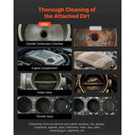 Amocart Dry Ice Blasting Machine 7.5/5KG Dry Ice Cleaning Machine with 4 Nozzles Adjustable Pressure & Dry Ice 110V/220V