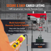 Bild in Galerie-Viewer laden, Amocart 200-800kg Electric Hoist with Wired/Wireless Remote Control Lifting Crane Cable Hoist Winch for Boat Garage Elevator
