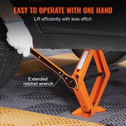 Charger l'image dans la visionneuse de galerie, Amocart Scissor Jack 2.5 Ton/5512 lbs Scissor Car Jack 3.7"-17.1" Lifting Range Scissor Lift Jack Portable Tire Jack for Car
